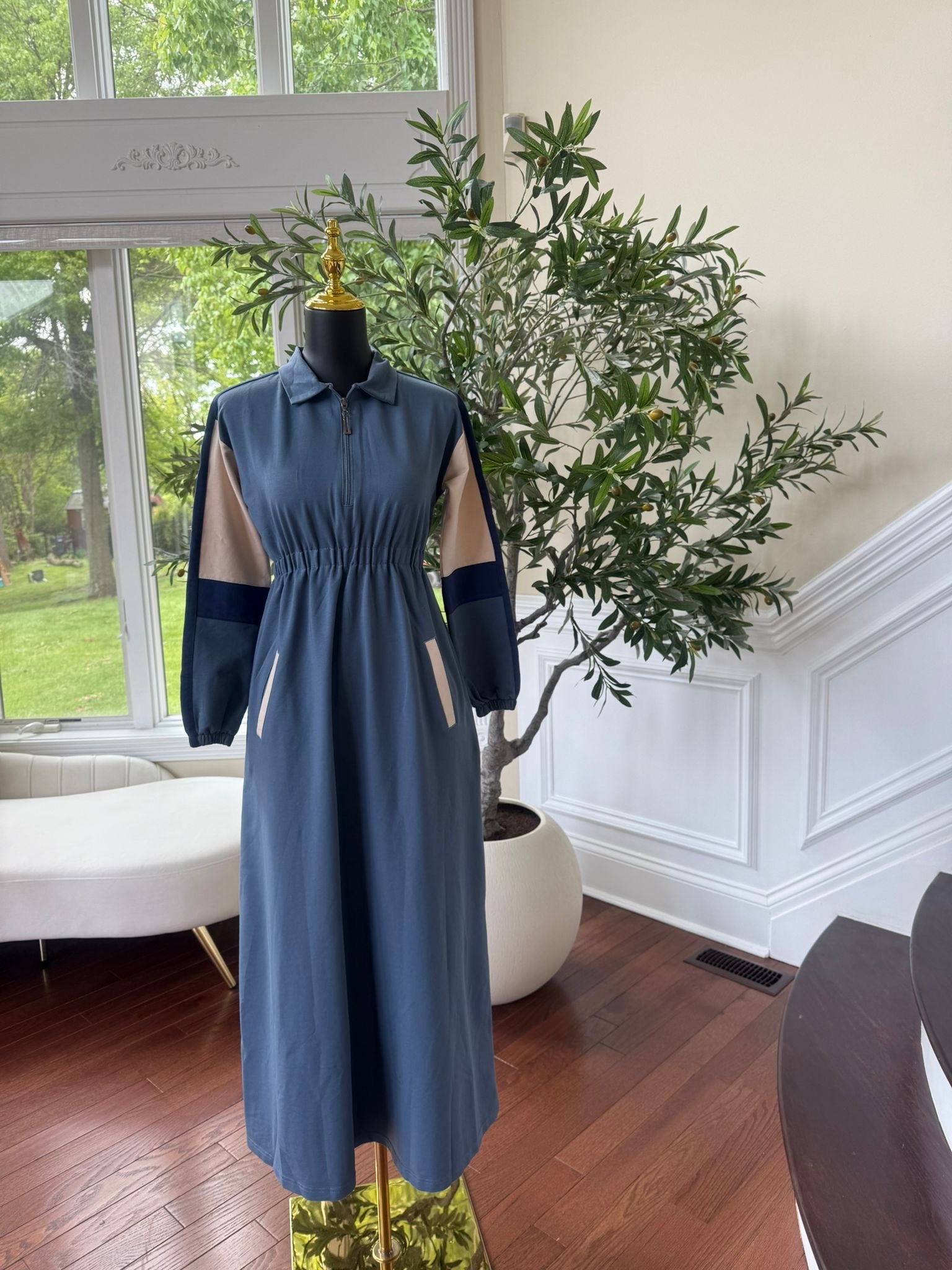Baby Blue Activewear Abaya