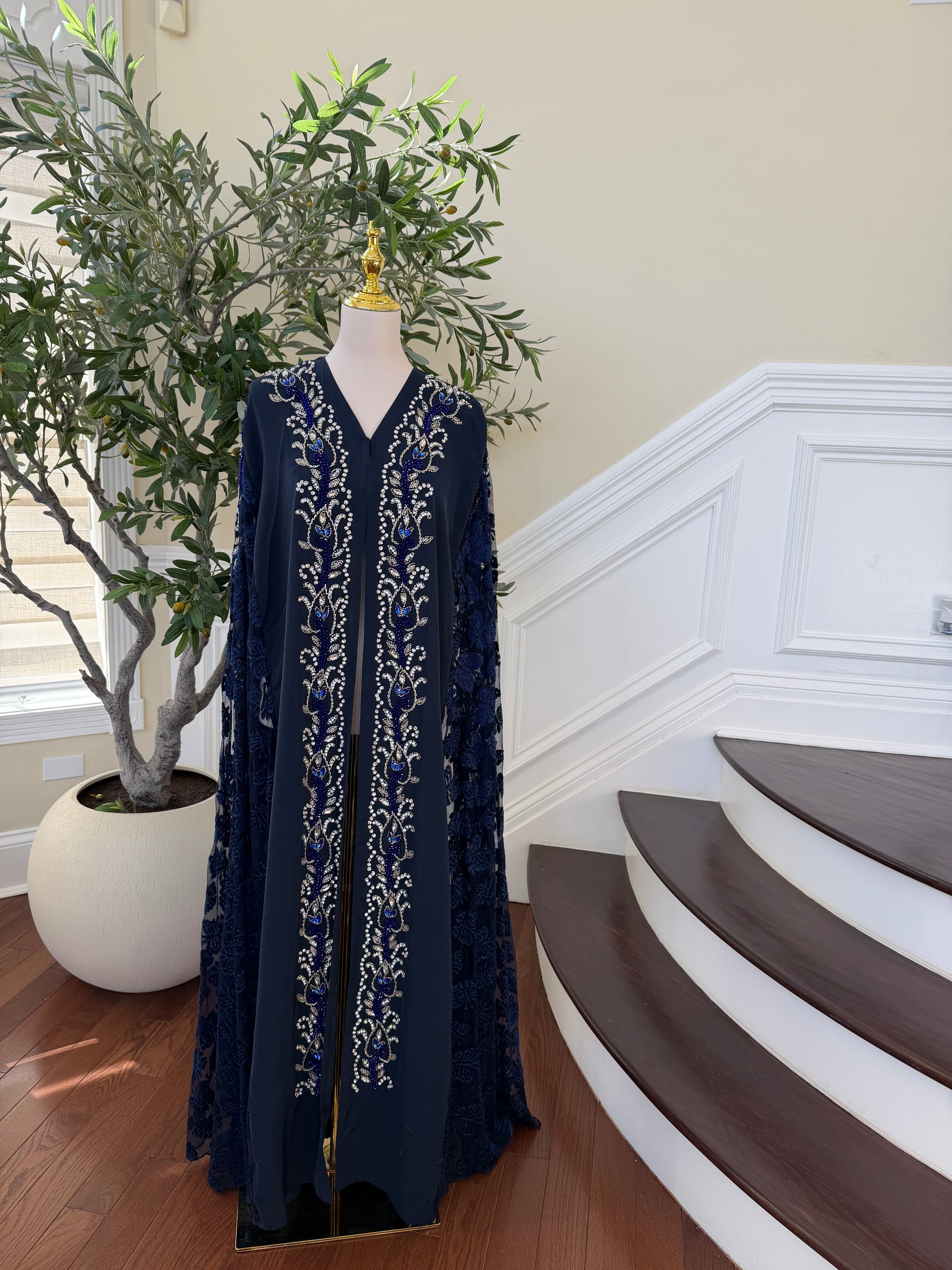 Beautiful Abaya blue 9198474