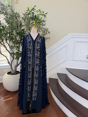 Beautiful Abaya blue 9198474