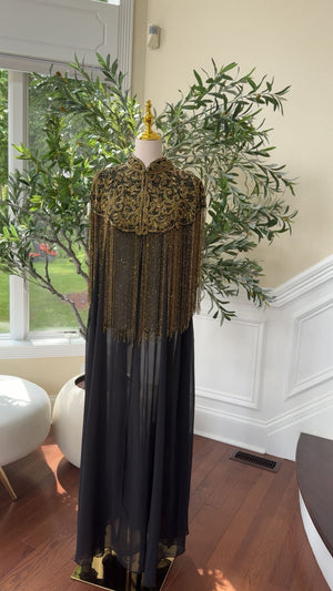 Golden Devine Royal Beaded Abaya