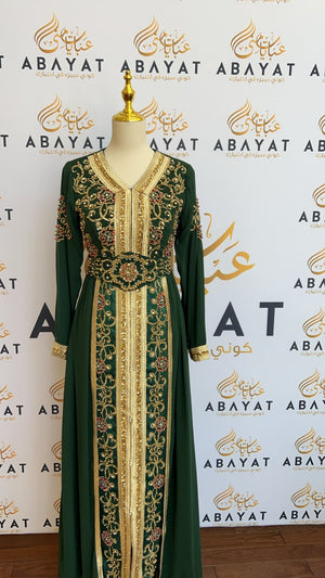 Luxury Green Kuftan