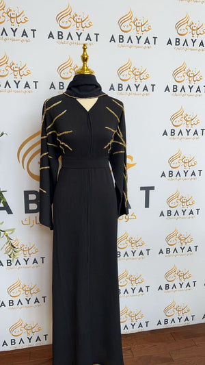 Elegant Navy Blue Abaya