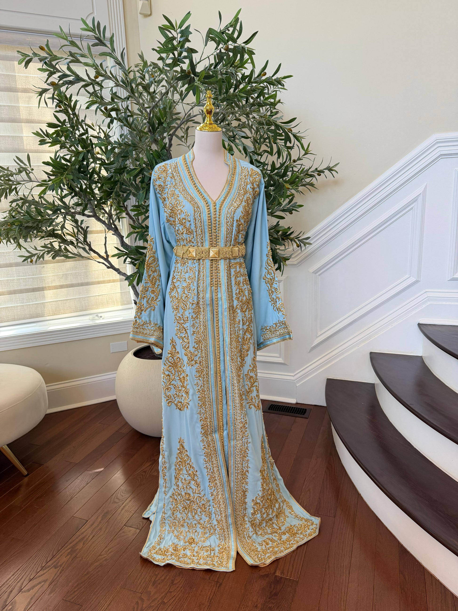 Baby Blue Royale Elegance Kuftan