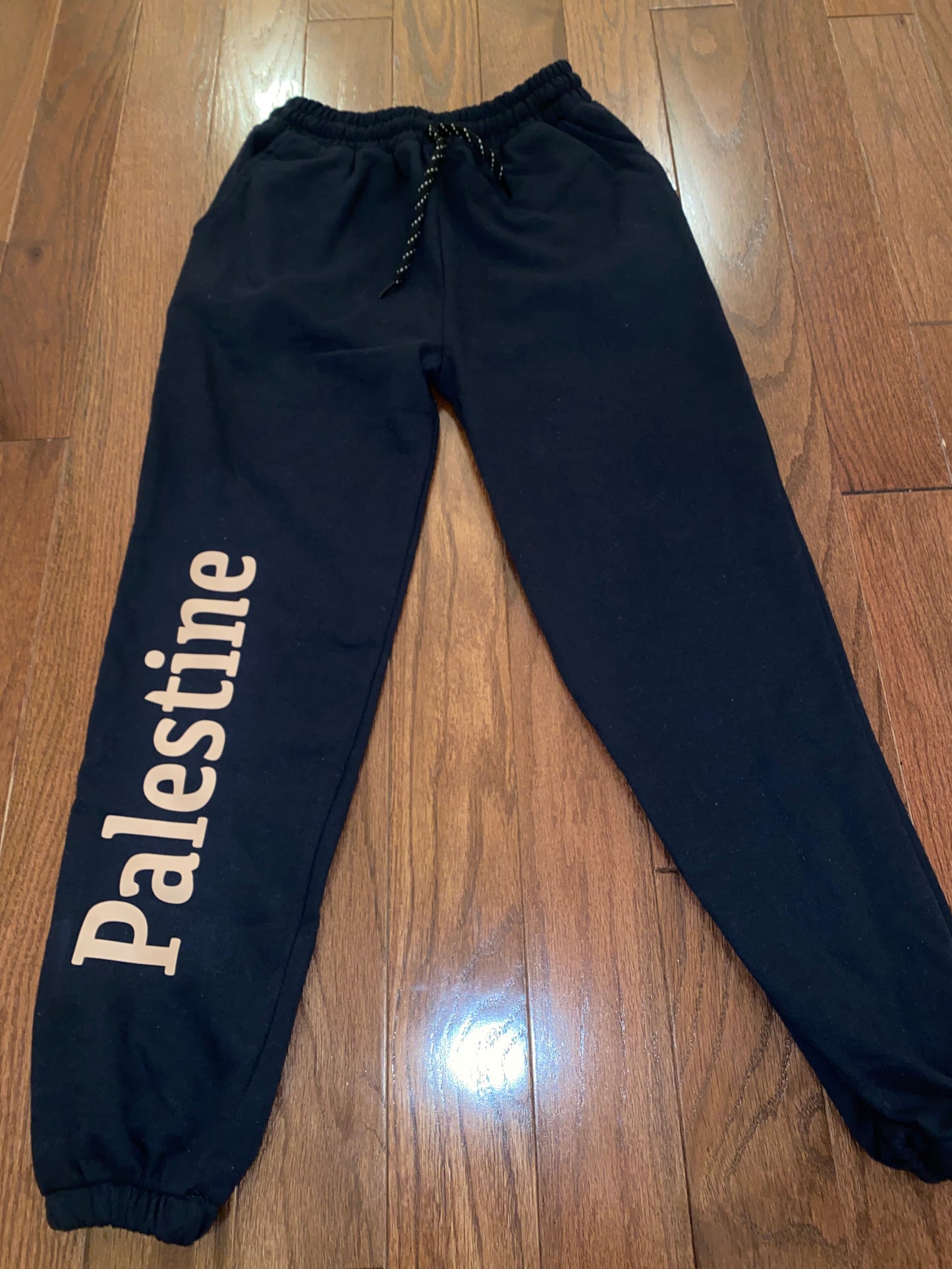 Navy Blue Joggers Palestine SweatPants Kids Size – ABAYATMUNA