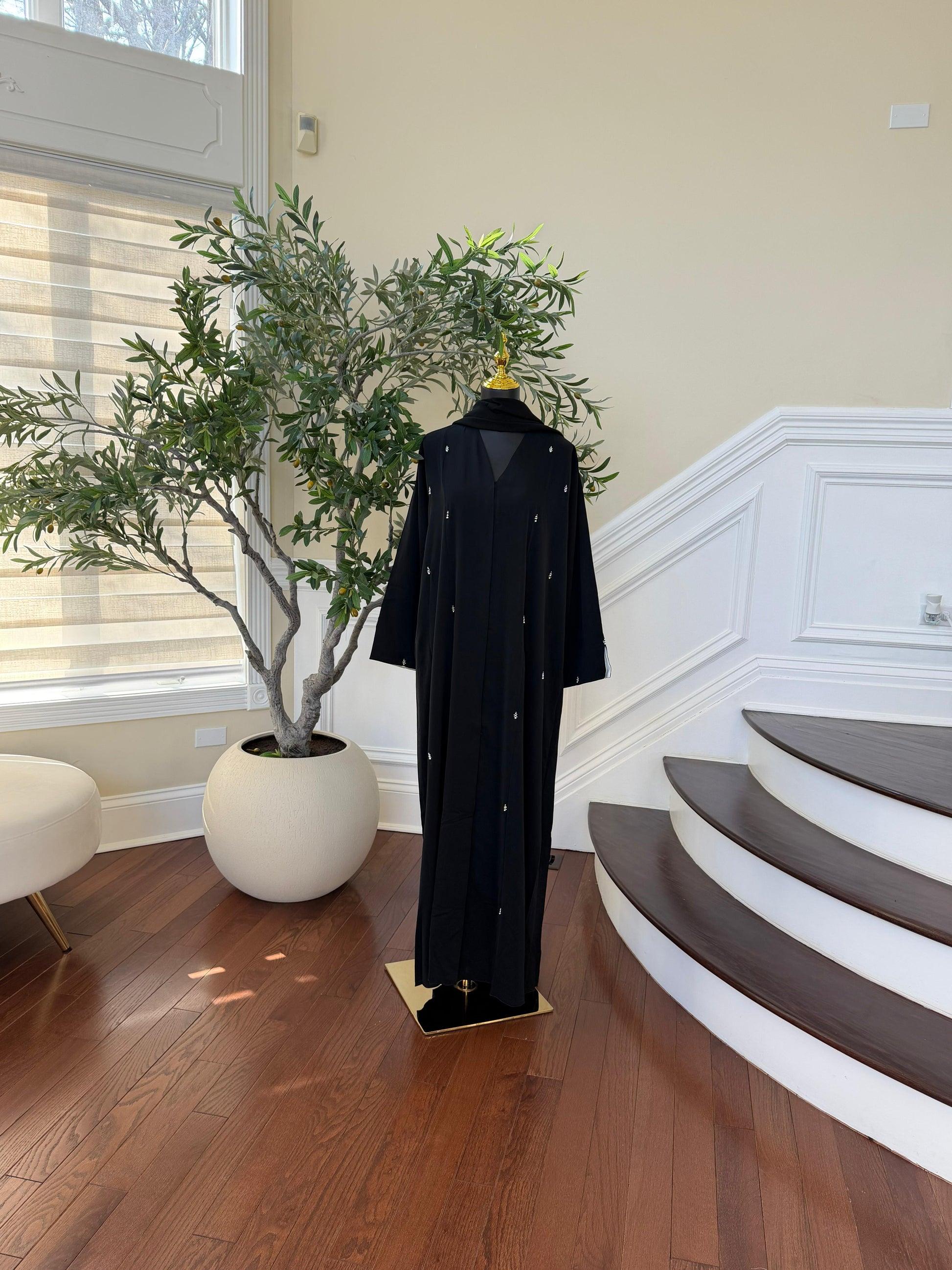 Midnight Crystal Ramadan Abaya