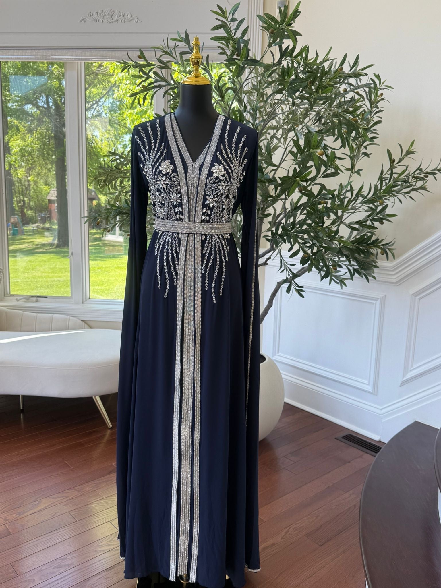 Luxury Blue Kuftan