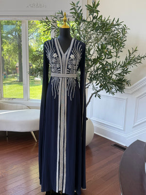 Luxury Blue Kuftan