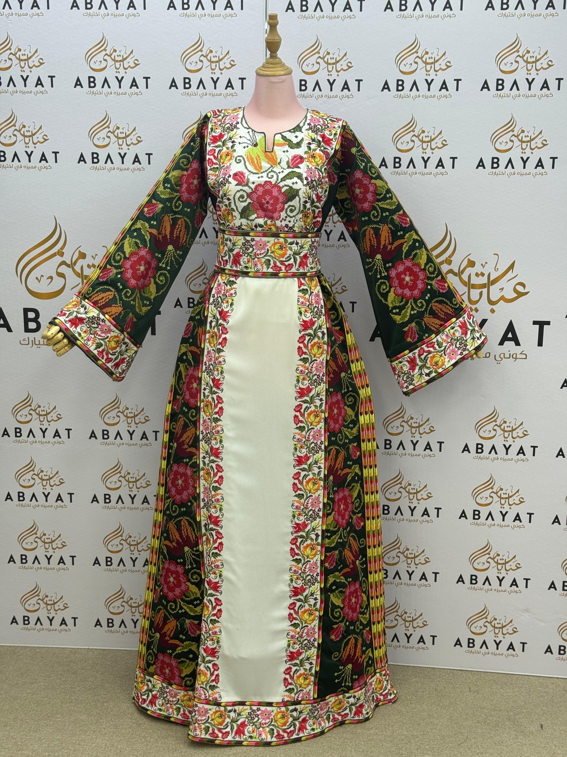 Embroidery Tatreez Floral Thobe /A