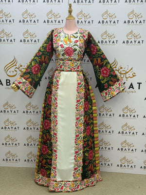 Embroidery Tatreez Floral Thobe /A