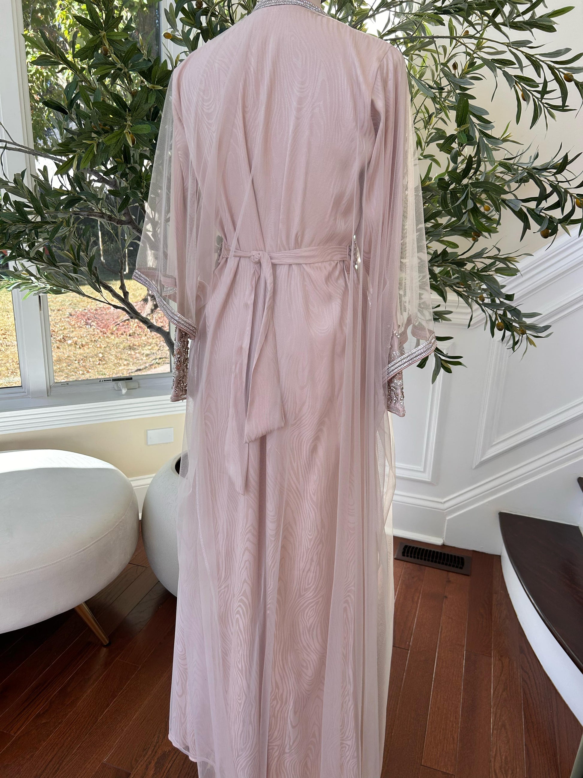Majestic Blush Pearl Kaftan