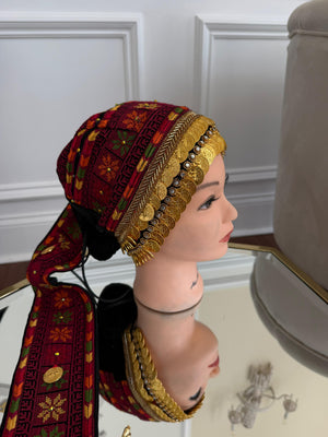 Traditional Tatreez Coin Head Piece