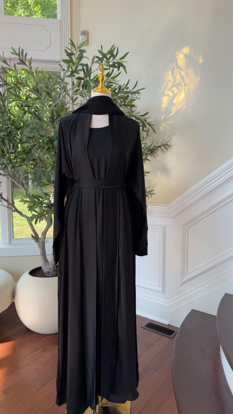 Midnight Black Majesty Royal Abaya