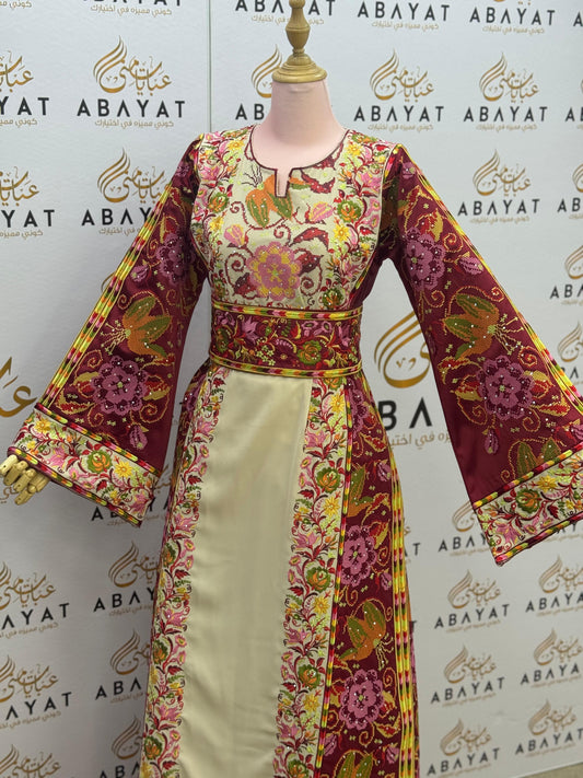 Royal Rose Garden Embroidered Thobe