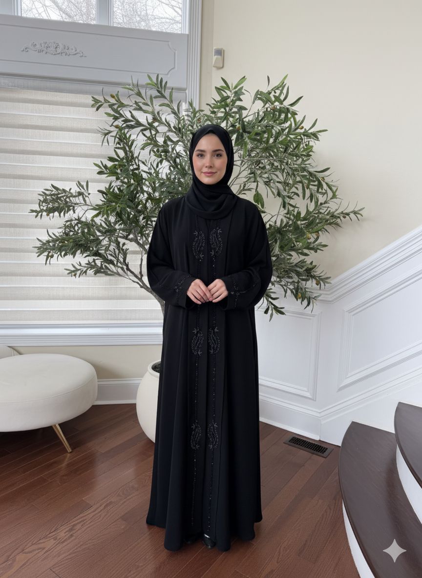 Modern Crescent Abaya