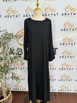 Black UnderPiece Abaya