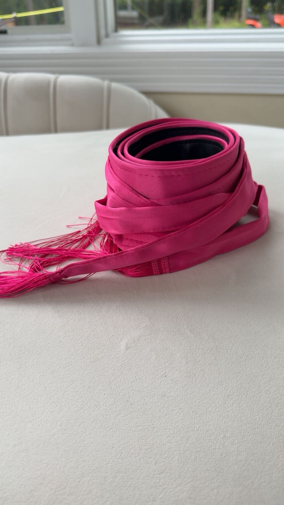 Pink Satin Belt