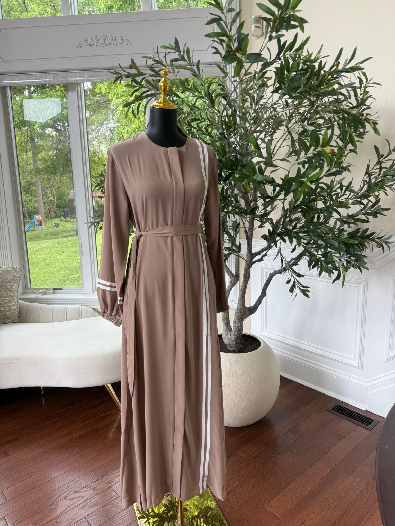 Tan Activewear Abaya