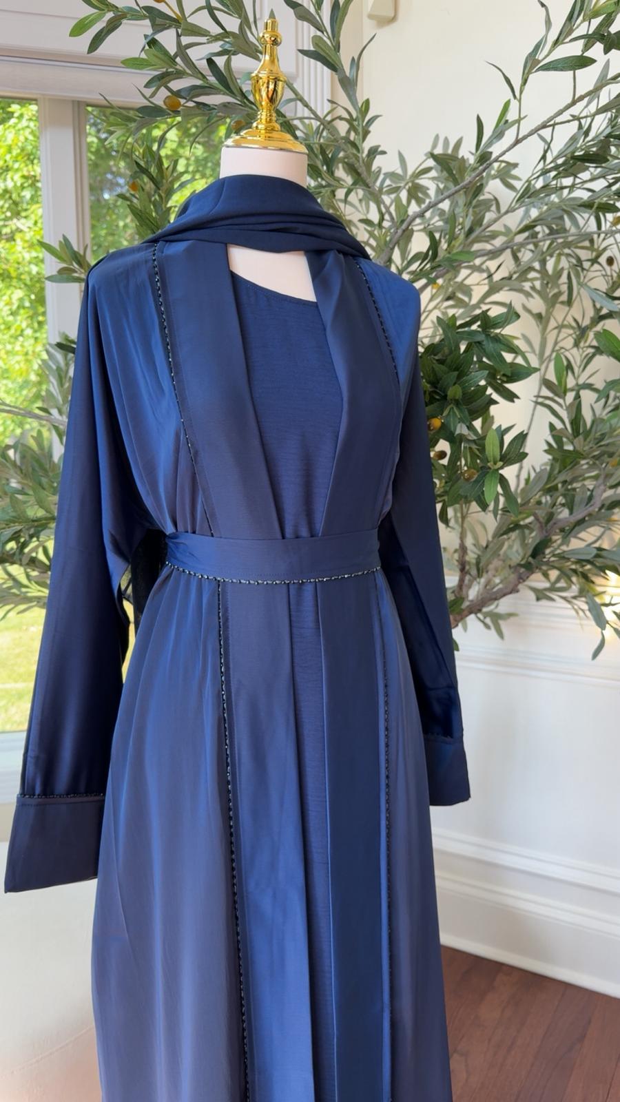 Blue Essence Luxe Abaya
