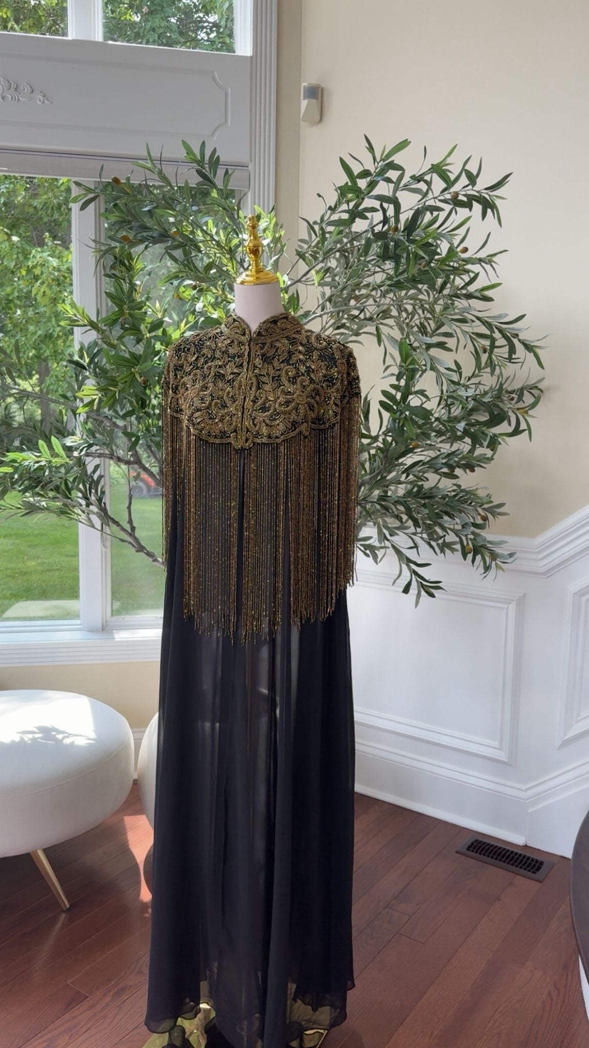 Golden Devine Royal Beaded Abaya