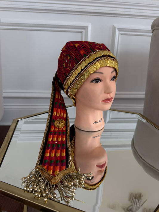 Traditional Tatreez Coin Head Piece