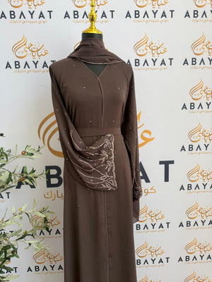 Elegant Beaded Abaya