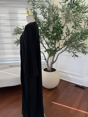 Majestic Black Serenity Abaya