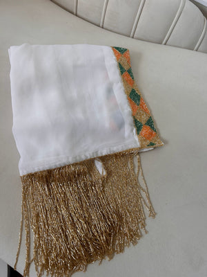 White Khirka Shal Mandil