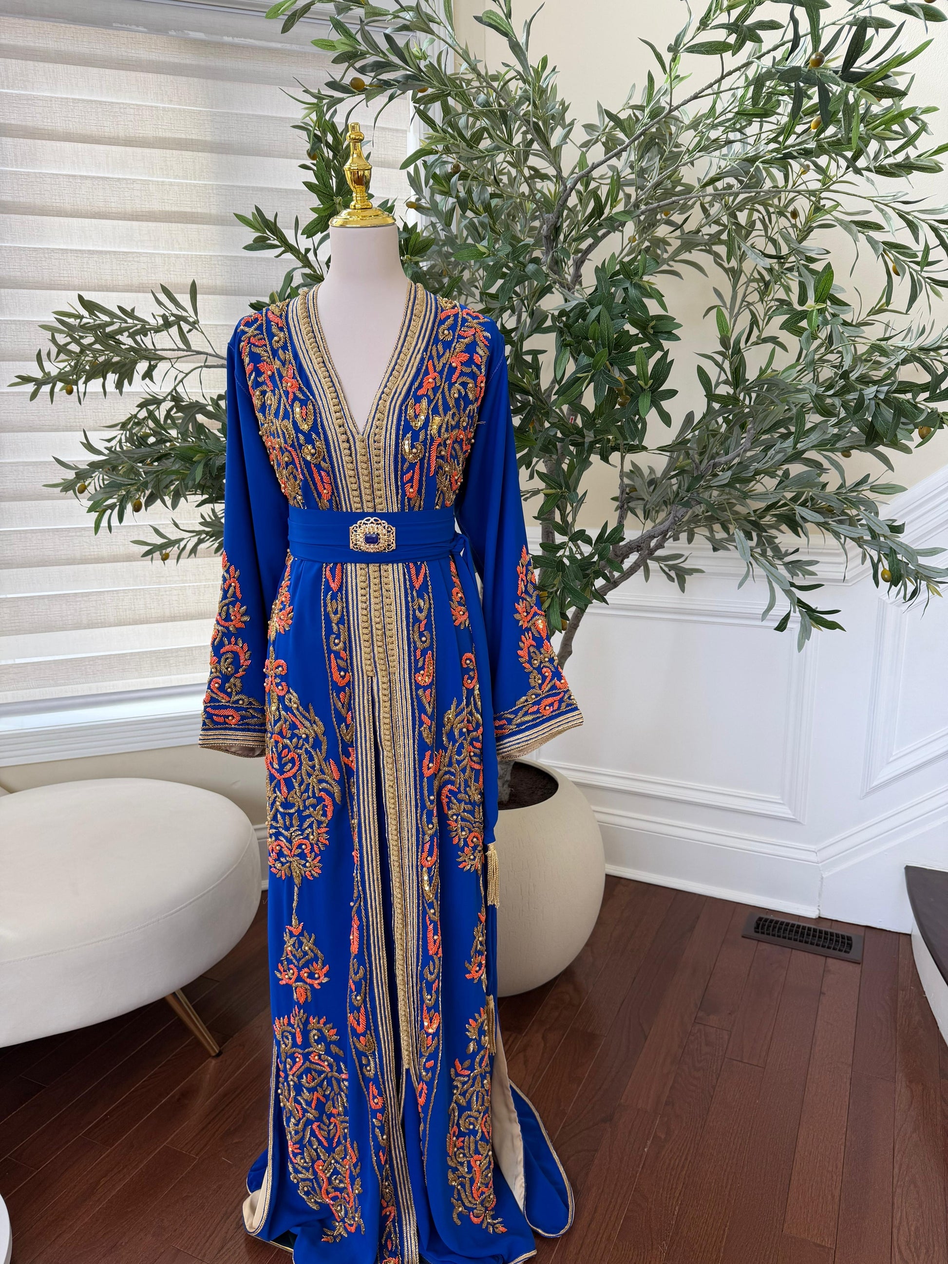 Royal Blue Majestic Kuftan