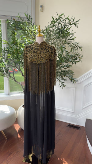 Golden Devine Royal Beaded Abaya
