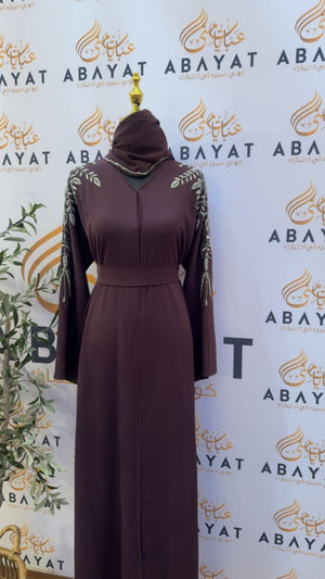 Purple Blossom Abaya