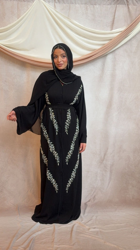 Black Midnight Abaya