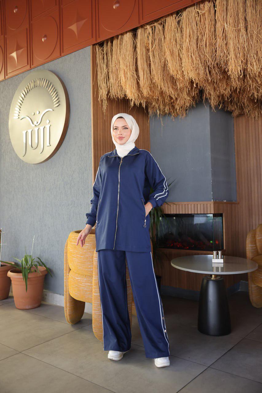 Elegant Two Piece Zipper Comfort Modest Wear