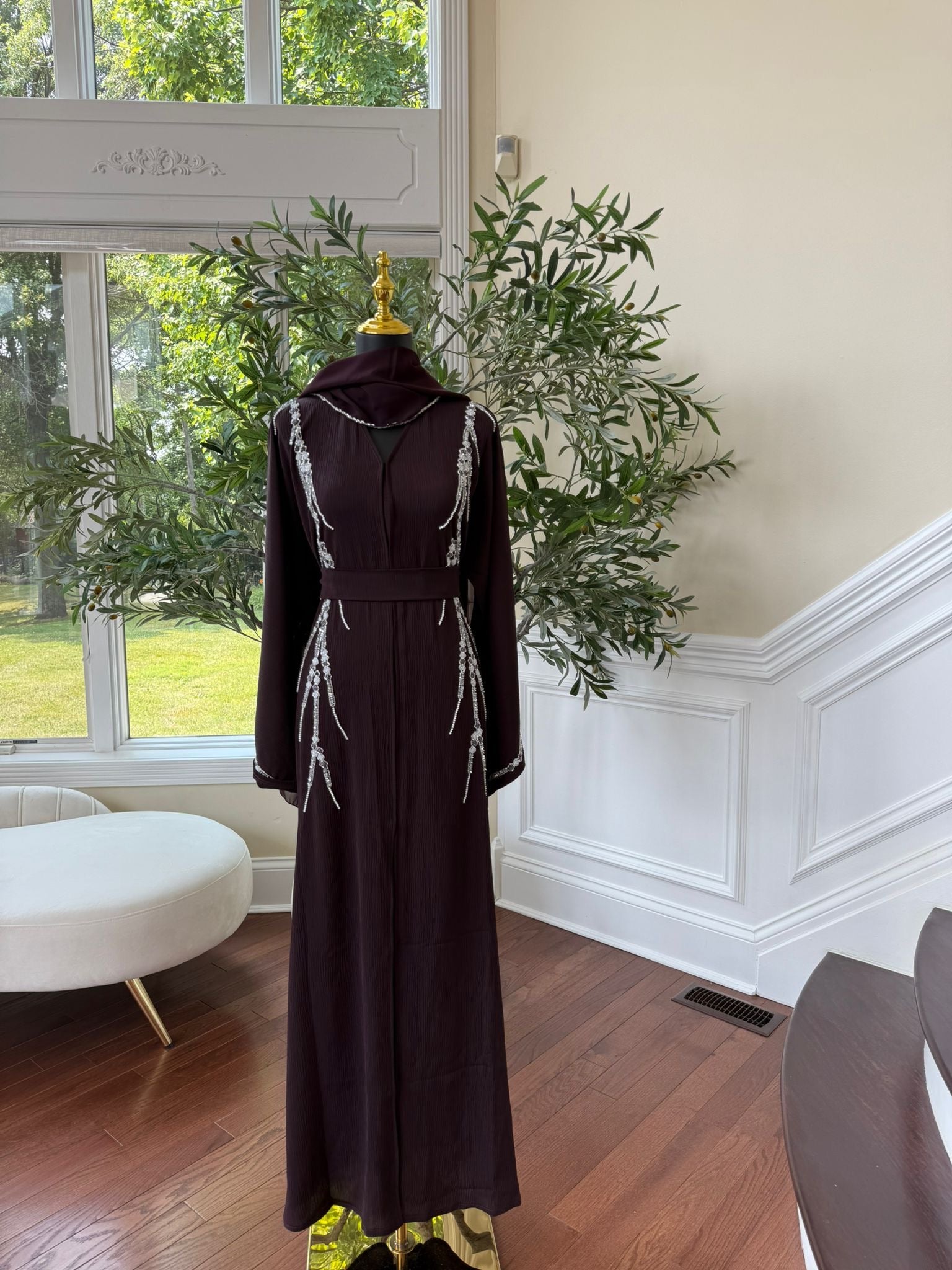 Purple Luxe Abaya