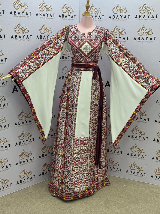 Royal Rose Embroidery Tatreez Thobe