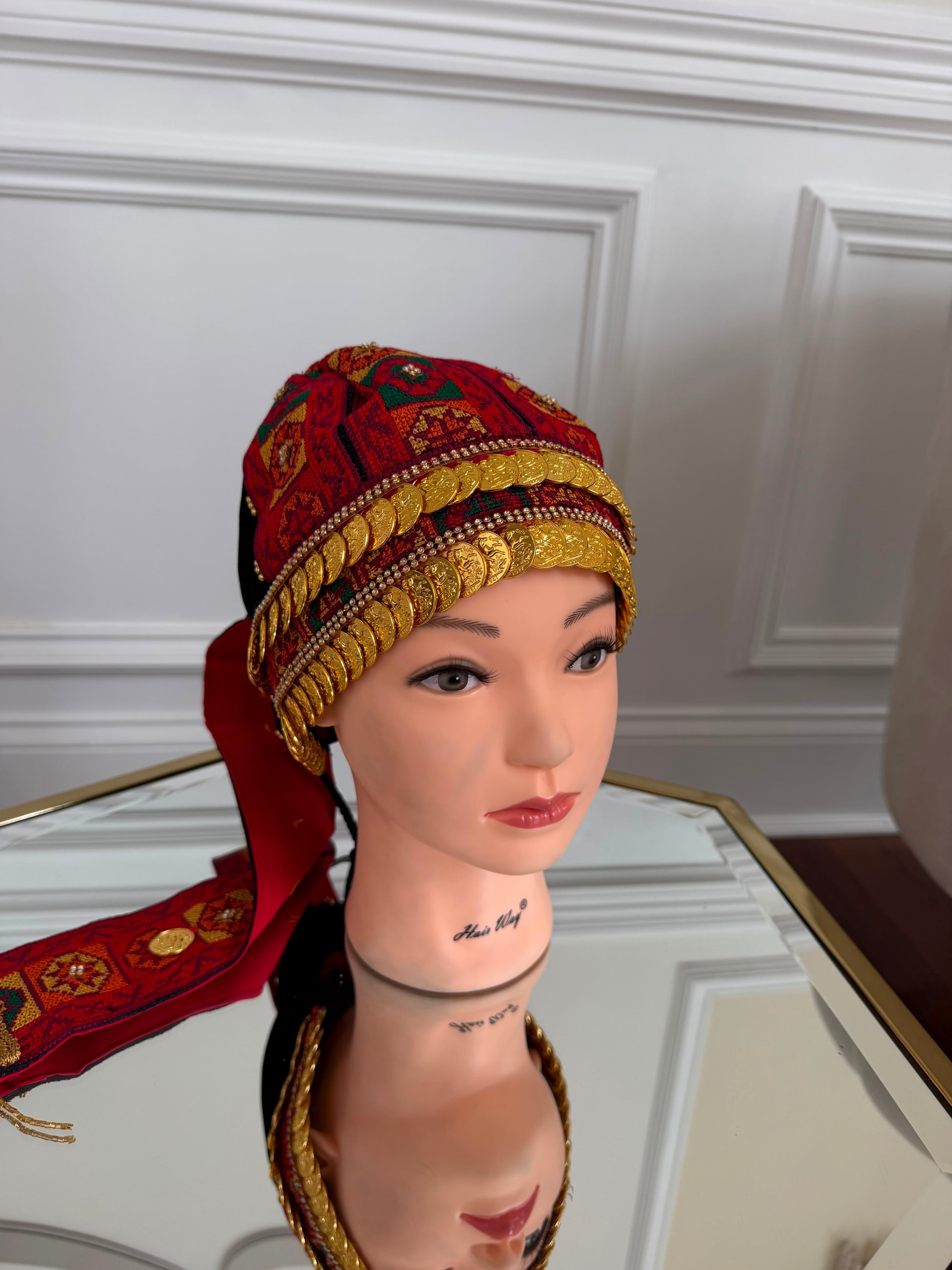 Tatreez Embroidery Traditional Head Piece Awka