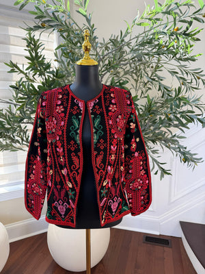 Red Tatreez Signature Jacket