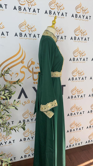 Elegant Green Kuftan