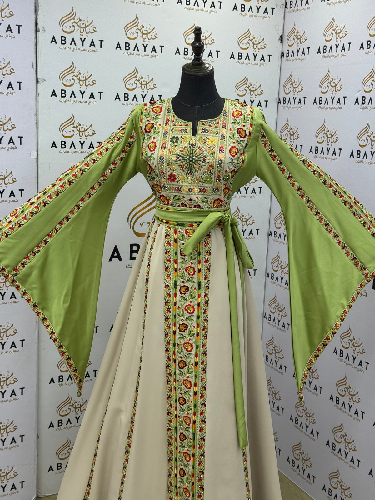 Olive Blossom Palestinian Embroidered Thob