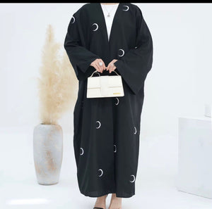Ramadan Crescent Cardigan Abaya