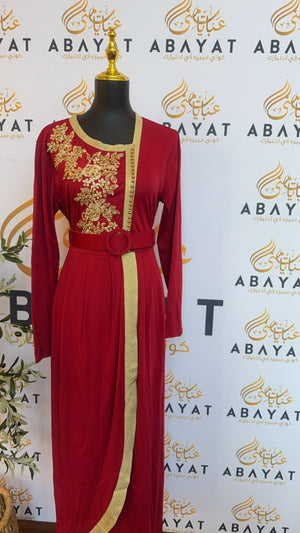 Red Kuftan Dress