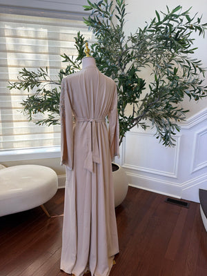 Cream Beaded Royale Kuftan
