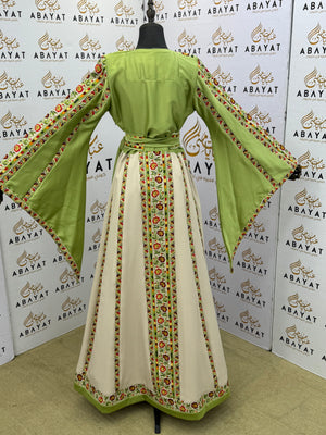 Olive Blossom Palestinian Embroidered Thob