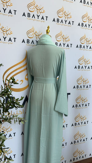 Mint Blue Elegance Abaya