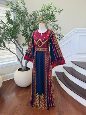 Blue Heritage: Embroidery Tatreez Thobe