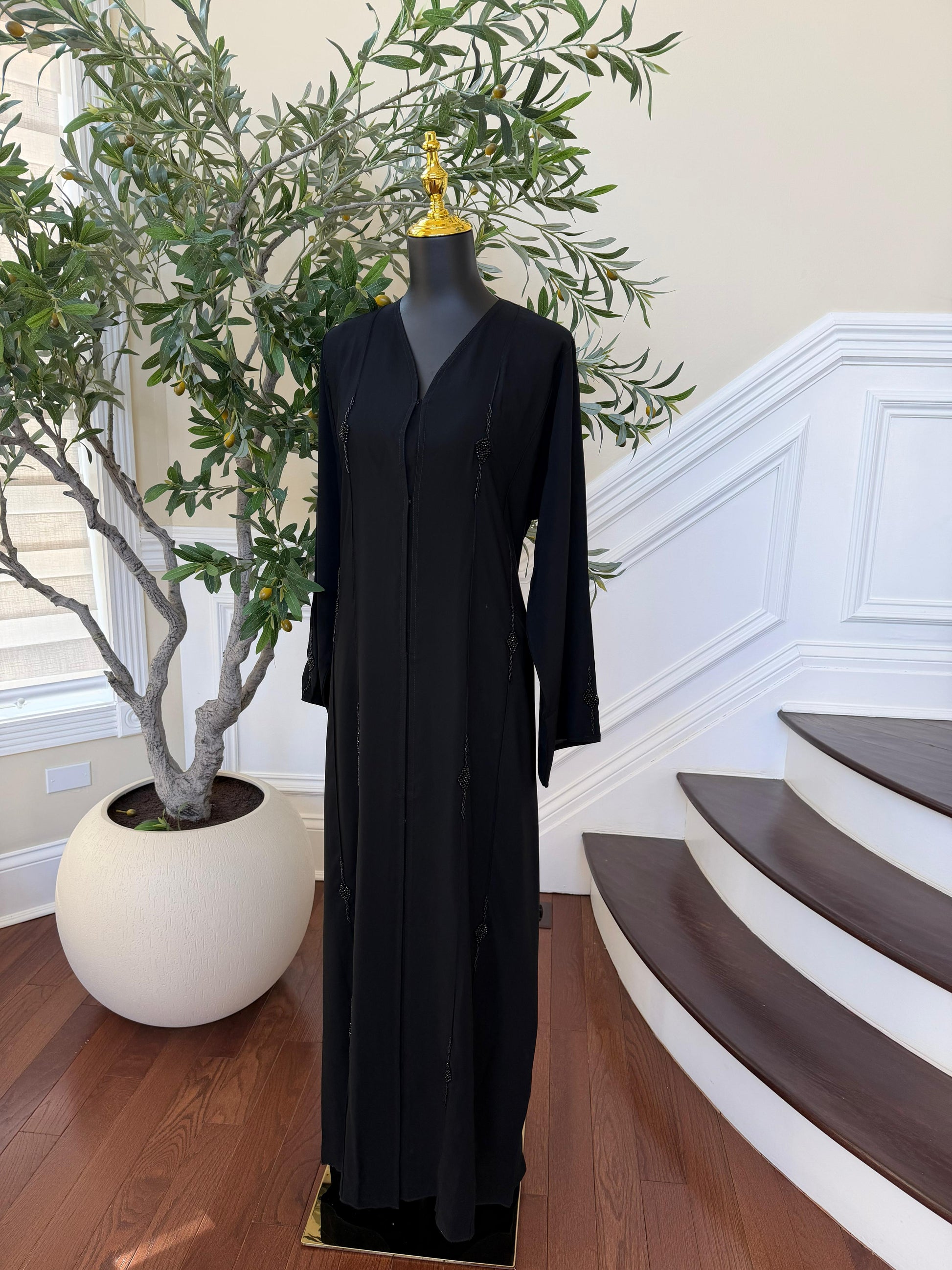 Ramadan Radiance Black Abaya