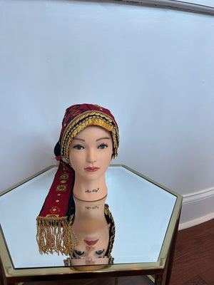 Coin Embroidery Tatreez Head Piece