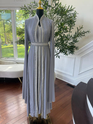 Elegant Baby Blue Kuftan