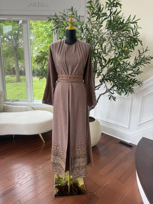 Elegant Tatreez Cardigan Abaya