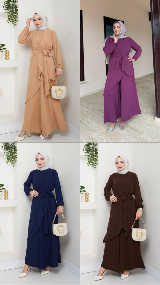 Elegant Multi Color Dress Set