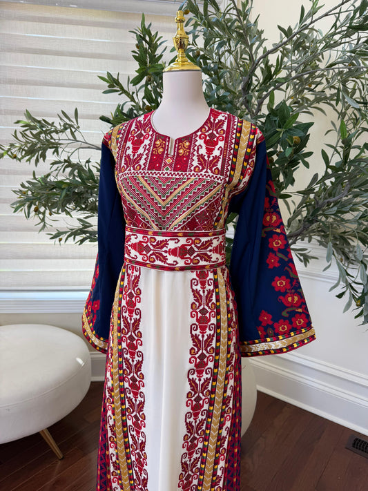 Elegant Itamin Palestinian Thobe 2333